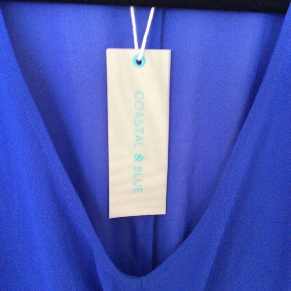 Coastal Blue Tasselled Maxi Swimsuit Coverup Size Med (8-10) NWT - Picture 10 of 11